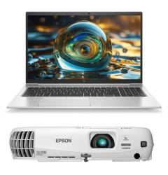 Notebook HP z kolekcie Elite Book 10th gen. 8GB DDR4,256SSD,Wind.11P+Projektor Epson